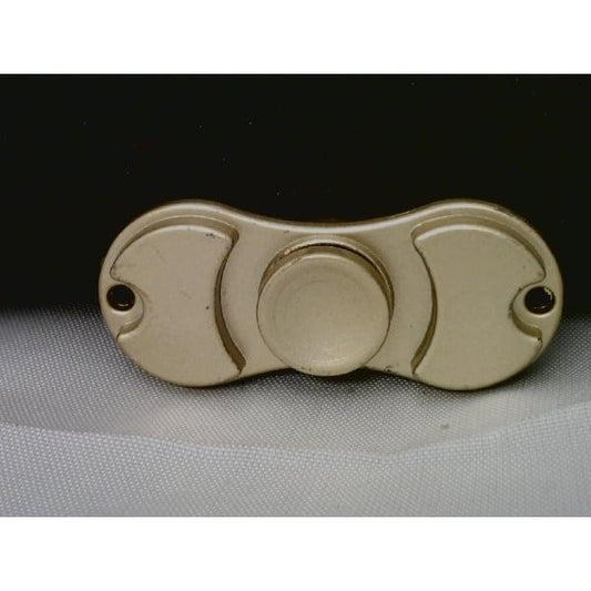 Small Brass color Aluminum Dual Fidget Hand Spinner Toy 42Q