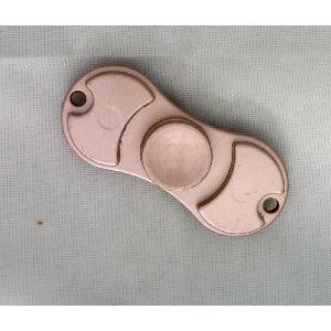 Small Pink Aluminum Dual Fidget Hand Spinner Toy 42Q
