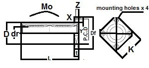 SMK8GW 8mm Slide Bush Bushings Miniature Motion Linear Bearing