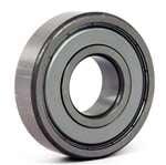 SR166ZZ 3/16" x 3/8" x 1/8" Stainless Steel Shielded Bearing