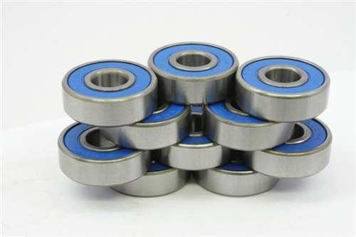 10-Pack SR188-2RS Bearings - Stainless Steel - Sealed 1/4" x 1/2" x 3/16"