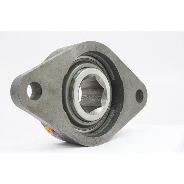 SSUCFT209-28 Stainless Steel Flange 2-Bolt 1 3/4 Mounted Bearing