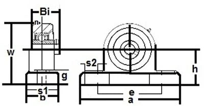 SSUCP205-16 Pillow Block Unit 1" Bore Set Screw Mounted Bearing