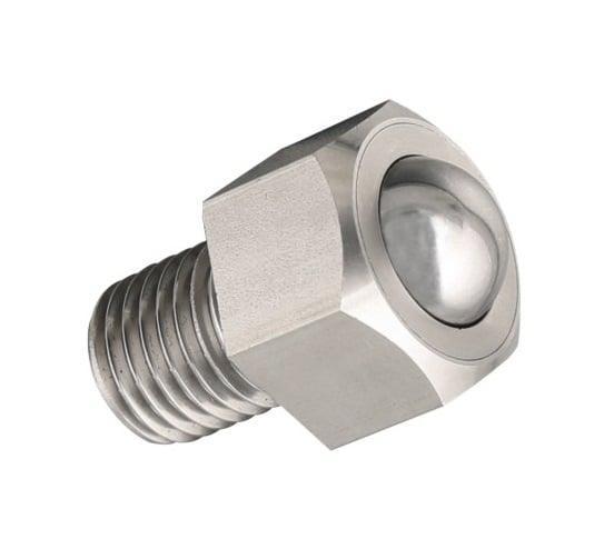 Stainless Steel Hex M6 Bolt Hexagon Head Screw Type Ball Transfer Unit for Upward Facing Applications