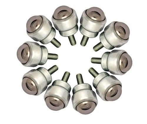 10-Pack M8x1.25 Stud Ball Transfer Unit Bolt