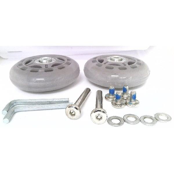 Travel Bags Replacement Luggage Gray Wheels Set Universal Suitcase Repair Kit Axles Wrench Bearing Skate Wheel Roller 70MM