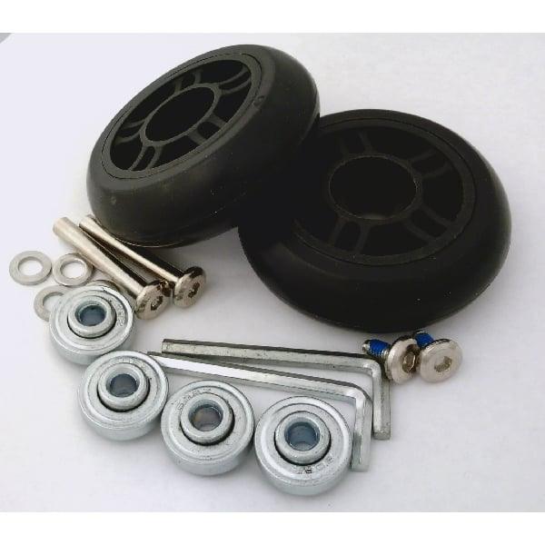 Travel Bags Replacement Luggage Wheels Set Universal Suitcase Repair Kit Axles Wrench Bearing Skate Wheel Roller 70MM