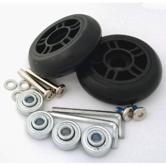 Travel Bags Replacement Luggage Wheels Set Universal Suitcase Repair Kit Axles Wrench Bearing Skate Wheel Roller 75MM
