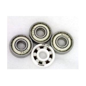Tri Fidget Spinner Bearing Kit : Full Ceramic ZrO2 Center Bearing & 3 Outer Shielded Bearing