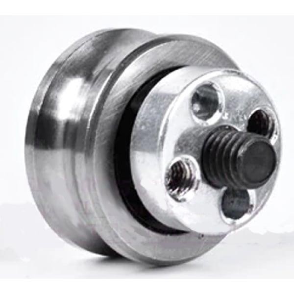 U Groove Ball Bearing + Fixing Screw Double Row Pulley SG15 + Eccentric Wheel