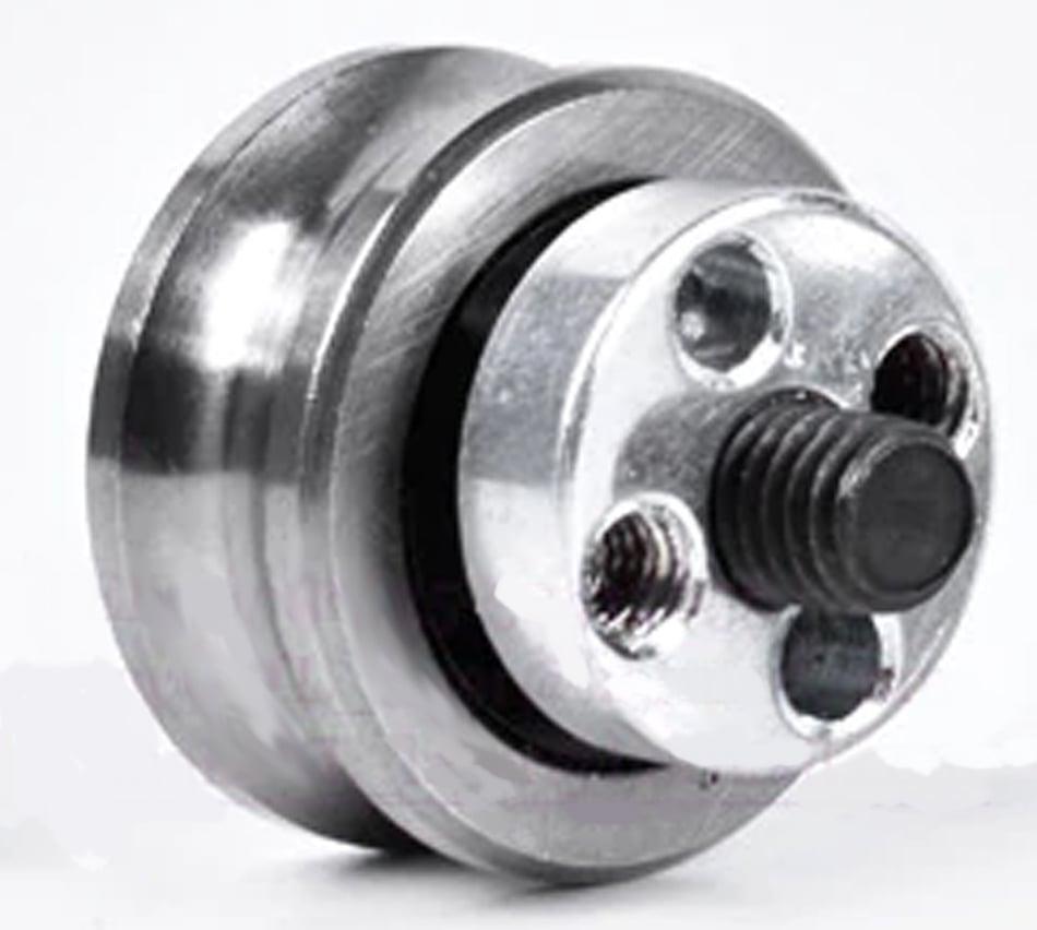 U Groove Ball Bearing + Fixing Screw Double Row Pulley SG20 + Eccentric Wheel