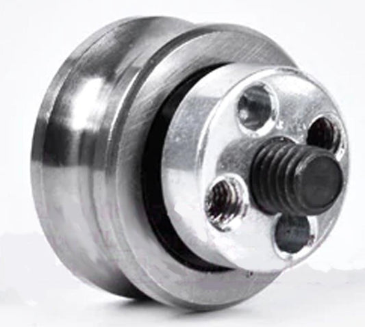 U Groove Ball Bearing + Fixing Screw Double Row Pulley SG20 + Eccentric Wheel