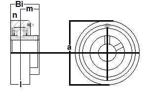UCC206-19 Bearing Cylindrical Cartridge 1 3/16 Inch
