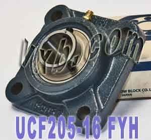 UCF205-16 FYH Square Flanged 1 inch inner Mounted Bearing