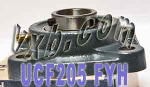 UCF205 FYH Square Flanged Bearing 25mm inner Diameter Mounted Bearing