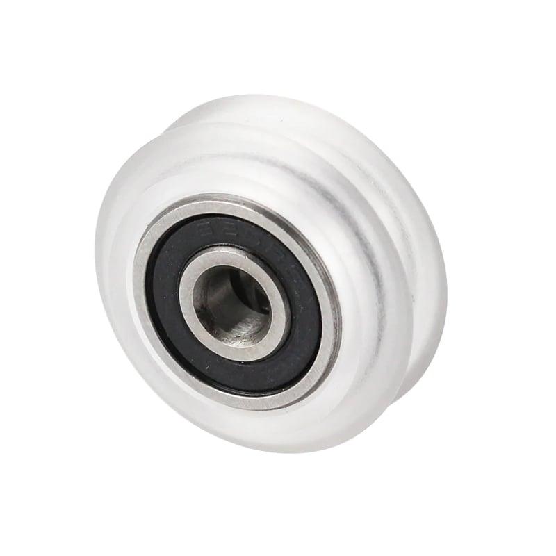 V Shape Linear Motion Guideway 8x24x10mm Clear Track V-Slot Profile Roller Bearing