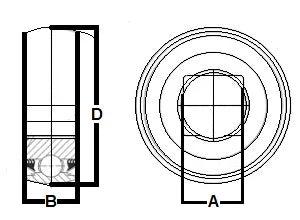 W211PPB3 Heavy Duty Disc Harrow 3 Lip 1 1/2 Square Bore Bearing