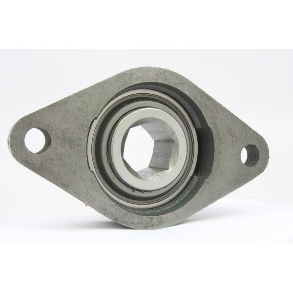 ZUCFT205-16-PBT Flange 2 Bolt Zinc Chromate 1 Bearing