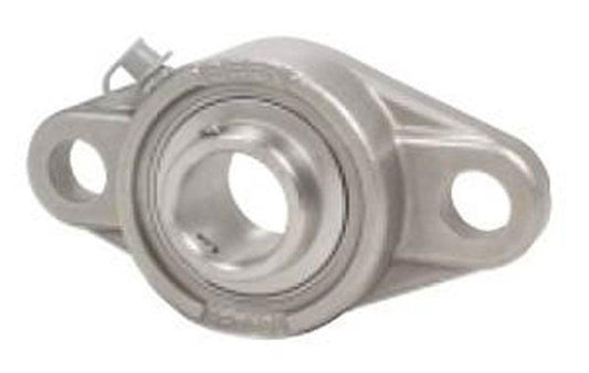 ZUCFT206-19-PBT Flange 2 Bolt Zinc Chromate 1 3/16 Bearing