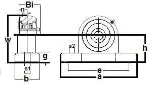 ZUCP-207-21-PBT Zinc Chromate Pillow Block 1-5/16" Mounted Bearing