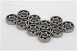 10 Bearing 2x6x2.5 Stainless Steel Open Ball Bearings