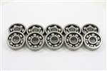 10 Bearing 3x6 Open 3x6x2.5 Miniature Ball Bearings