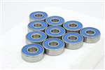 10 Bearing 4x8 Sealed 4x8x3 Miniature Ball Bearings