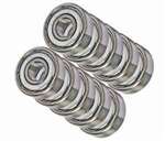 10 Bearing 5x9 Shielded 5x9x3 Miniature Ball Bearings