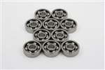 10 Bearing 7x17x5 Stainless Steel Open Miniature Ball