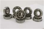 10 Flanged Open Bearing 3x6x2 Miniature Ball Bearings