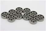 10 Open Bearing R1-4 5/64"x1/4"x3/32" inch Ball Bearings