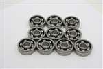 10 Open Bearing R133 3/32"x3/16"x1/16" inch Ball Bearings