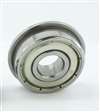 10 Flanged SLOT CAR Axle Bearing Open 1/8"x1/4"x7/64" inch 