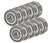 10 Stainless Bearing SR144ZZ Shielded 1/8"x1/4"x7/64" inch 