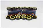 16 Sealed Skate Bearing Black Ball Bearings