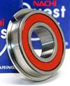 6200-2NSENR Nachi Bearing 10x30x9:Sealed:C3:Snap Ring:Japan