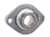 FHFLCTQ202-10 Bearing Flange Ductile Flush 2 Bolt 5/8" Ball 