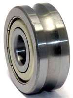 LFR50/8KDD 8mm ID x 6mm U Groove Track Roller Bearing Track